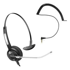 Headset Htu-310 P2 P3 4 Vias P/ Celular 1 Único Plug Top Use Foto  mini 1