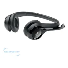 Headset Logitech H390 Conexão Usb Para Gamers Foto mini  2