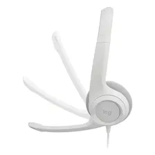Headset Logitech H390 Usb Controle De Volume Mute Branco Foto mini 3
