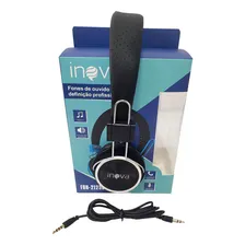 Headset P2 Inova Com Microfone Fon-2123d Fone Ouvido Preto Foto mini 2