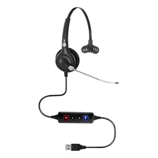 Headset Top Use Fp-360 - Microfone Removível - Usb - Preto Foto mini 1