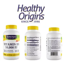 Healthy Origins Vitamina D3 10000 Ui 360 Softgels Foto mini 4