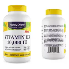 Healthy Origins Vitamina D3 10000 Ui 360 Softgels Foto mini  2
