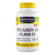 Healthy Origins Vitamina D3 Healthy Origins 10000 Ui 360 Cápsulas Gelatinosas Foto mini 1