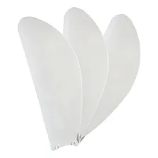 Hélice Para Ventilador Ventisol Fênix Branca Kit 3 Un Foto  mini 1
