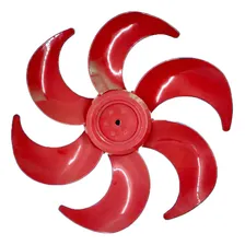 Hélice Ventilador Mallory Turbo Silence 30cm 6 Pás Vermelho Foto mini 1