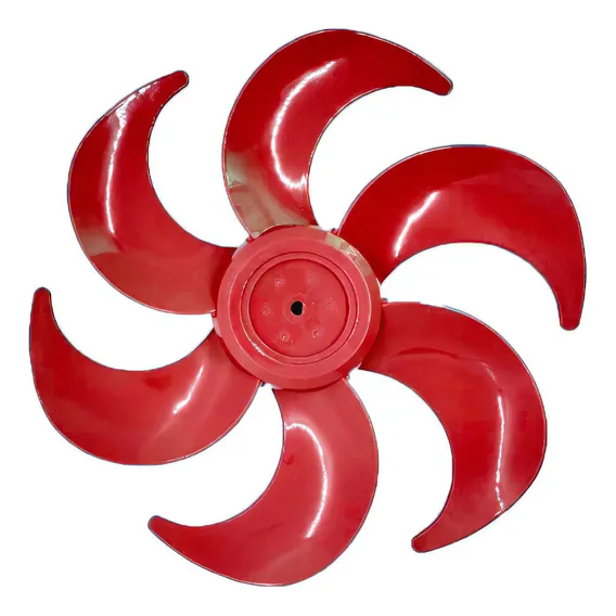 Hélice Ventilador Mallory Turbo Silence 30cm 6 Pás Vermelho Foto 1