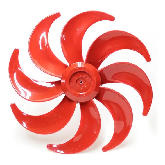 Hélice Ventilador Mondial Turbo Force 40cm 8 Pas Vermelha Foto 1