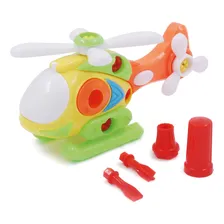 Helic贸ptero Monta E Desmonta Brinquedo Criativo E Pedag贸gico Foto mini 1