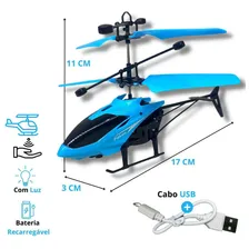 Helicóptero Recarregável - Mini Drone Sensor Foto mini  2