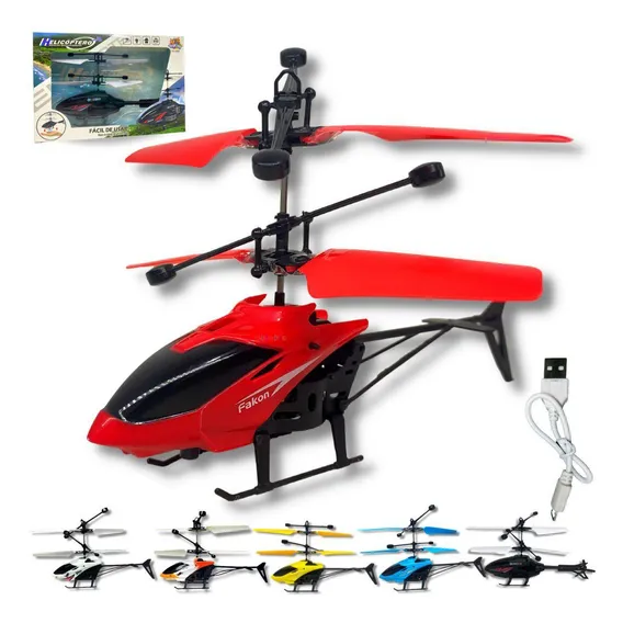 Helicóptero Recarregável - Mini Drone Sensor Foto 1