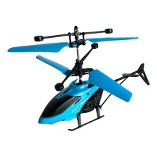 Helicóptero Voa C/sensor Infravermelho Recarregável Cabo Usb Cor Azul Foto mini 2