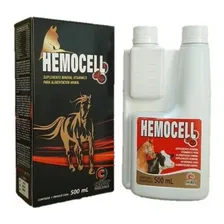 Hemocel Oral Mineral E Vitamina Anemias Cavalos Potros Éguas Foto  mini 1