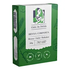 Henna Indiana 100% Composta Herbal Casa Da Índia 100g Foto mini 2