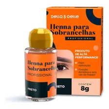 Henna Para Sobrancelha 8g - Della E Delle Cor Preto Foto  mini 1