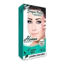 Henna para sobrancelhas super bella Super Bella henna para sobrancelha Henna Super Bella tom louro escuro para sobrancelhas x 1.25g Foto mini 1