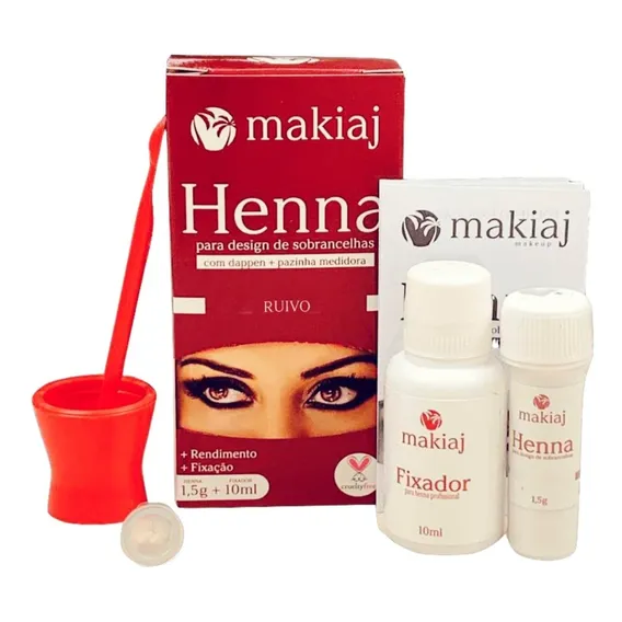 Henna Sobrancelhas Makiaj Alto Rendimento E Fixação Rena Foto 1