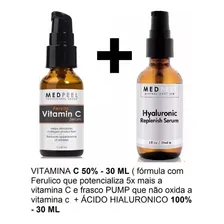 Hialur么nico Puro 30ml + Vitamina C50 Com Ferulico 30ml Foto mini 1
