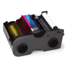 Hid 45000 ribbon fargo dtc1250e ymcko 250 colorido Foto mini 1