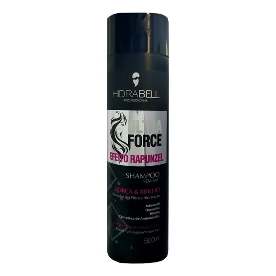 Hidrabell Ultra Force Efeito Rapunzel Shampoo 500ml Foto 1