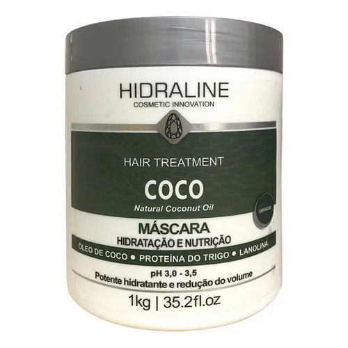 Hidraline Máscara Coco Professional Hidratação 1kg Foto 1
