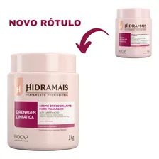Hidramais Creme Corporal Drenagem Linfatica Redução Gorduras 1Kg Foto mini  3