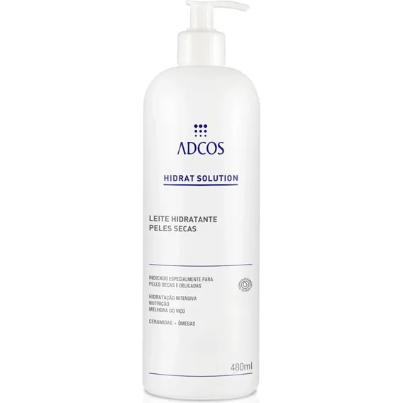 Hidrat Solution Leite Hidratante Peles Secas 480ml Adcos Foto 1