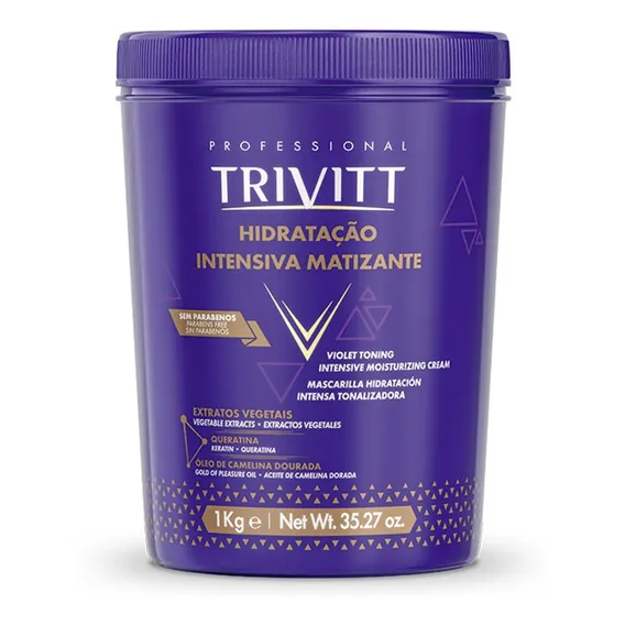 Hidratação Intensiva Matizante Itallian Trivitt - 1 Kg Foto 1