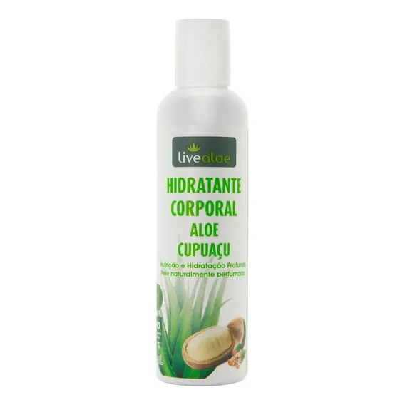 Hidratante Corporal Aloe Cupuaçu Vegano 200ml - Livealoe Foto 1