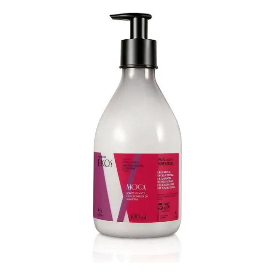 Hidratante Corporal Ekos Moça 400ml ( Antigo Moça Bonita ) Tipo De Embalagem Pump Fragrância Moca Tipos De Pele Foto 1