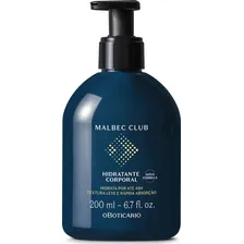 Hidratante Corporal Malbec Club 200ml O Boticário Foto  mini 1