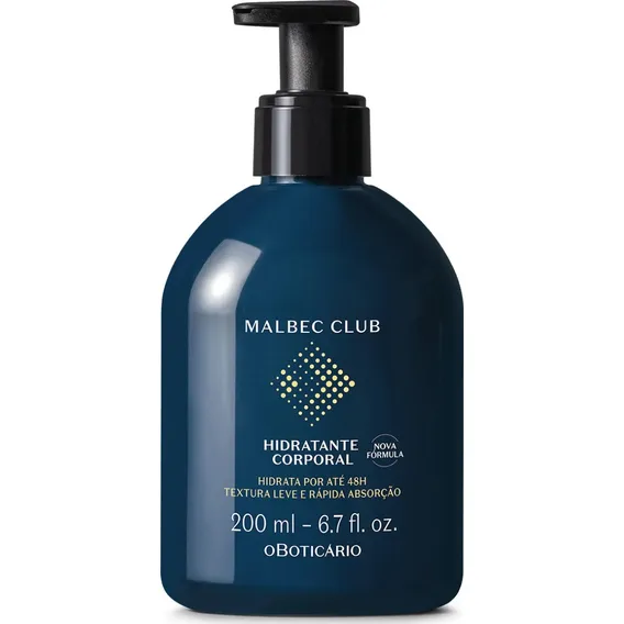Hidratante Corporal Malbec Club 200ml O Boticário Foto 1