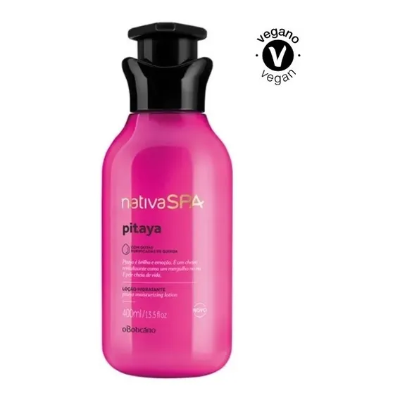 Hidratante Corporal Pitaya 400ml Nativa Spa - O Boticário Foto 1