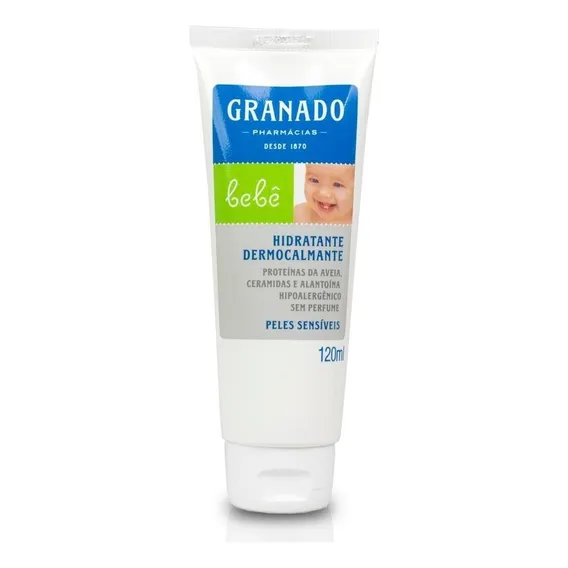 Hidratante Dermocalmante Granado BebĂȘ Peles SensĂveis 120ml Foto 1