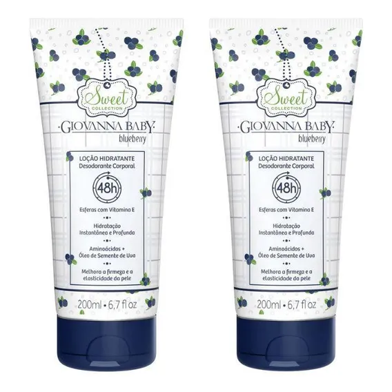 Hidratante Giovanna Baby Hidratante corporal giovanna baby 200ml blueberry - kit 2un en corporal 200mL Foto 1