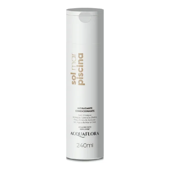 Hidratante Sem Enxágüe Acquaflora Sol Mar Piscina 240ml Foto 1