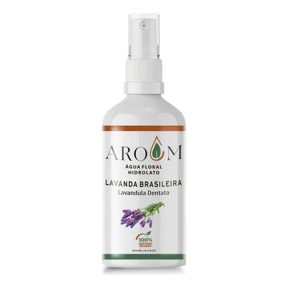 Hidrolato Água Floral Lavanda Brasileira - 200ml Aroom Foto 1