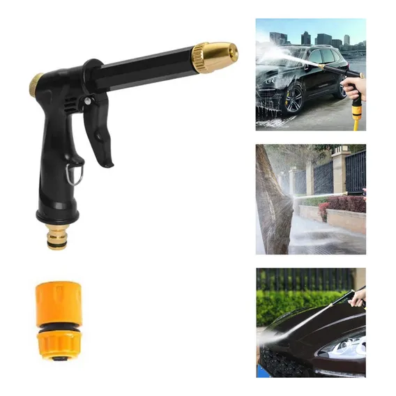 Hidropistola Bico Mangueira Alta Pressão Com Engate Rápido Foto 1