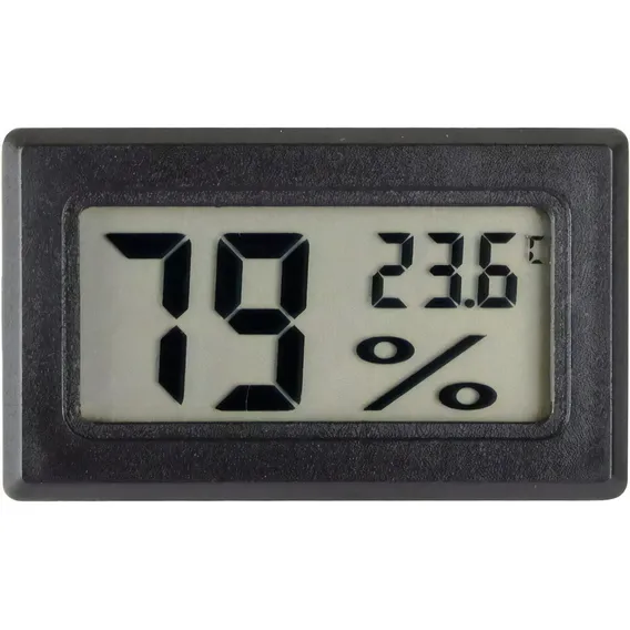 Higr么metro Term么metro Digital Lcd - Mede Umidade Temperatura Foto 1