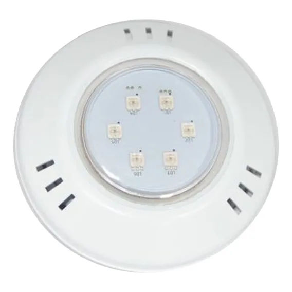 Hiper Led Para Piscina 9w Rgb Abs Brustec Foto 1