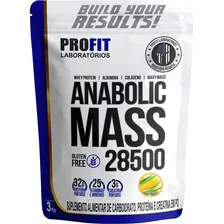 Hipercal贸rico Anabolic Mass 28500 - 3kg - Pro Fit Labs Sabor Milho Verde Foto mini 1