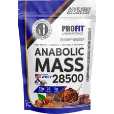Hipercalórico Anabolic Mass 28500 Creme De Avelã 3kg Profit Foto mini 1