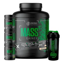 Hipercal贸rico Bcaa 300g Creatina 300g Gluta 300g Sabor Baunilha Foto mini 1