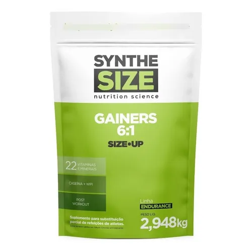 Hipercalórico Gainers 6:1 2948g Synthesize Sabor Baunilha Foto 1