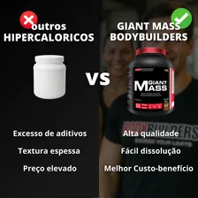 Hipercal贸rico Giant Mass baunilha 3kg Bodybuilders Foto mini 3