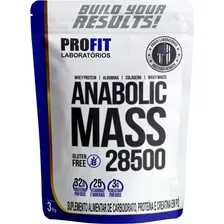 Hipercal贸rico Massa Anabolic Mass 28500 - 3kg - Profit Labs Sabor Milho Verde Foto mini 1