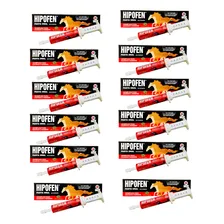 Hipofen vermífugo Cx/12un equinos éguas potro pasta oral 20g Foto  mini 1