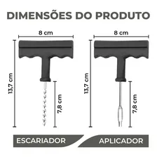 HNS Kit Reparo De Pneu Carro E Moto Com 5 Espaguetes Foto mini 3