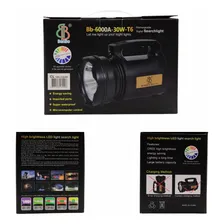 Holofote Super Potente Led Recarregável 30w Td 6000a T6 Luz Branco Foto mini 4