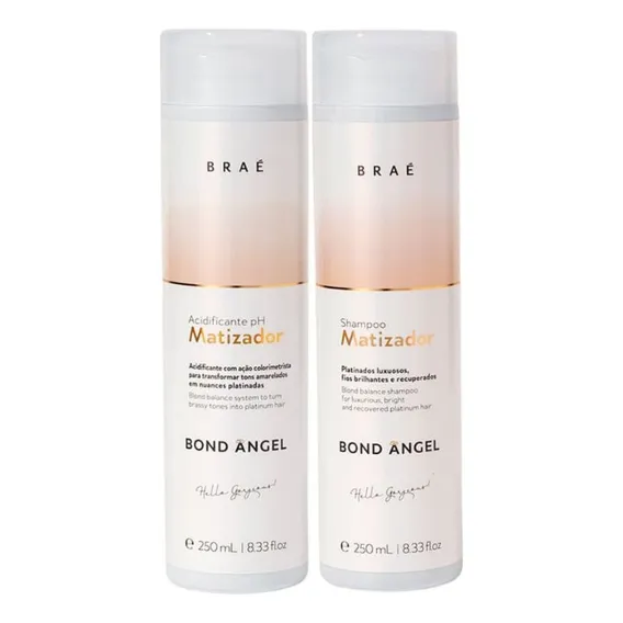 Home Care Braé Bond Angel Shampoo Acidificante Ph Matizador Foto 1